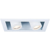 White/White Silo Multiples 2 Light Trimmed Recessed Light by W.A.C. Lighting