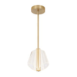 Mulberry Straight Pendant By Kuzco, Finish: Gold