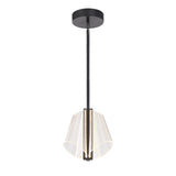 Mulberry Straight Pendant By Kuzco, Finish: Black