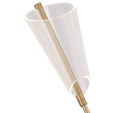 Mulberry Single Wall Sconce By Kuzco, Finish: Brushed Gold