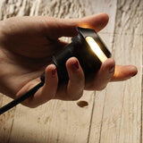 Black Miniair Recessed Ground Light by Flexa Lighting