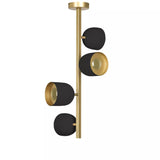 Black Dome Vertical Suspension by Marchetti