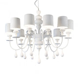 Eva Chandelier By Masiero, S10, Finish: Matt White, , | Casa Di Luce Lighting