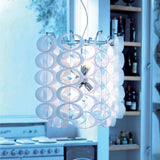 Disk Chandelier by Mazzega