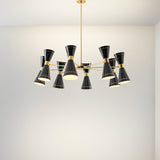 Megafono Сhandelier By Stilnovo, Finish: Oro Nero
