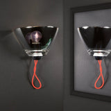 Mirror Wall Sconce by Mazzega
