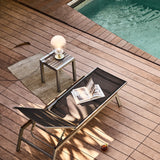 Mist LED Table Lamp By Seed, Size: Small, Finish: Champagne Gold