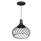 Black Medium Mongolfier Pendant by Stilnovo