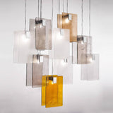 Mura Suspension Lamp by Italamp, Color: Amber, White, Sand, Grey, , | Casa Di Luce Lighting
