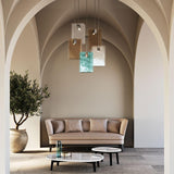 Mura Suspension Lamp by Italamp, Color: Amber, White, Sand, Grey, , | Casa Di Luce Lighting