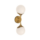 Nouveau Vanity Light By Alora - Aged Gold Color