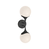 Nouveau Vanity Light By Alora - Matte Black Color