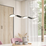 Black Novel Linear Suspension in Dining Room