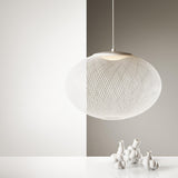 White NR2 Medium Suspension by Moooi