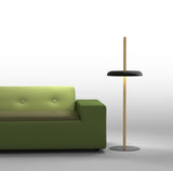 Nivel Floor Lamp By Pablo, Finish: Oak, Color: Black