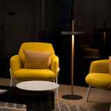 Nivel Floor Lamp By Pablo, Finish: Oak, Color: Black