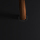 Nivel Pedestal Floor Lamp By Pablo, Size: Large, Finish: Walnut, Color: Black