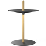 Nivel Pedestal Floor Lamp By Pablo, Size: Small, Finish: Oak, Color: Black