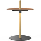 Nivel Pedestal Floor Lamp By Pablo, Size: Small, Finish: Oak, Color: Terracotta