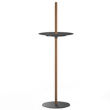 Nivel Pedestal Floor Lamp By Pablo, Size: Large, Finish: Walnut, Color: Black