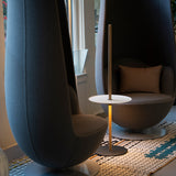 Nivel Pedestal Floor Lamp By Pablo, Size: Large, Finish: Oak, Color: White