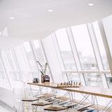 Notch DRR Regressed Panel By Dals 6 Inch White Finish