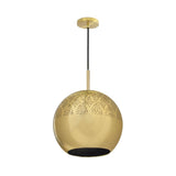 Brass Nur Morrocan Moorish Pendant Light