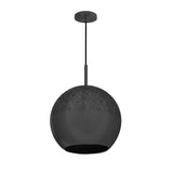 Gunmetal Nur Morrocan Moorish Pendant Light