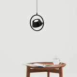 Olo Ring Pendant By Seed, Finish: Black