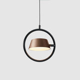 Olo Ring Pendant By Seed, Finish: Pearl Cocoa