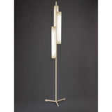 Black Note Triplet LED Floor Light