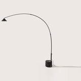 Matt Black-Black Marble Hinoo Floor Lamp by Aromas Del Campo