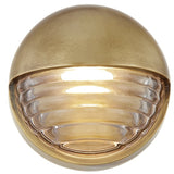 Palais Round Wall Light By Alora, Finish: Vintage Brass