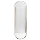 Palais Wall Light By Alora, Finish: Polished Nickel