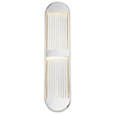 Palais Double Wall Light By Alora, Finish: Polished Nickel