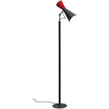 Black-Red Parliament Floor Lamp by Nemo