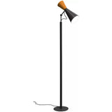 Black-Yellow Parliament Floor Lamp by Nemo