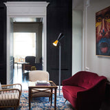 Black-Yellow Parliament Floor Lamp by Nemo