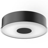 Parker LED Flush Mount By Kuzco, Size: Small, Finish: Black