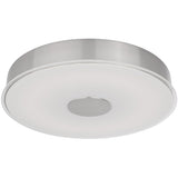 Parker LED Flush Mount By Kuzco, Size: Medium Finish: Nickel
