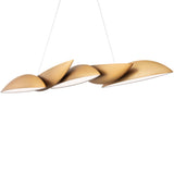 Aged Brass Cydney Linear Suspension by Modern Forms