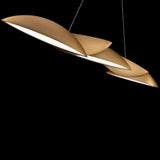 Aged Brass Cydney Linear Suspension by Modern Forms