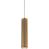 Aged Brass Burning Man Pendant by Modern Forms