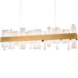 Aged Brass Acropolis Linear Suspension by Modern Forms