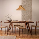 Gold Zenya Suspension in Dining Room