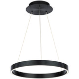 Black Small Sirius Pendant by W.A.C. Lighting