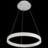 White Small Sirius Pendant by W.A.C. Lighting