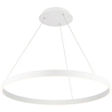 White Large Sirius Pendant by W.A.C. Lighting