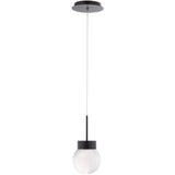 Black Double Bubble Pendant Light by Modern Forms