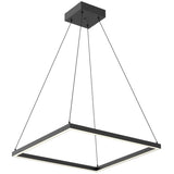 Piazza Suspension By Kuzco, Finish: Black, Size: Small